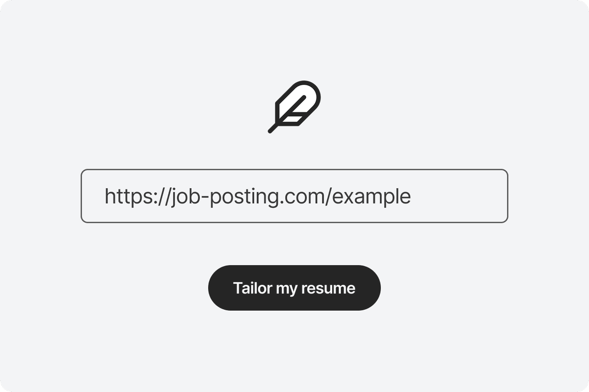 Paste any job description